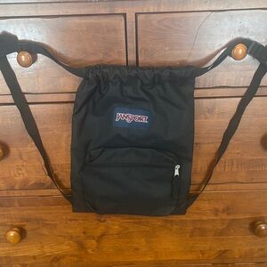 Jansport Black Drawstring Backpack